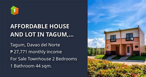 affordable house and lot for sale in tagum|Tagum .